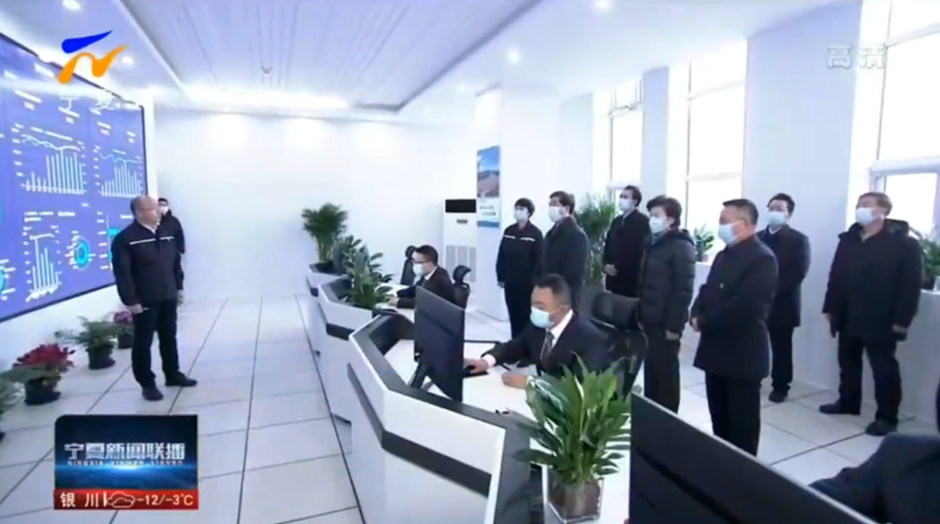 陳潤兒、咸輝慰問春節(jié)期間堅(jiān)守在供水一線的銀川中鐵水務(wù)員工