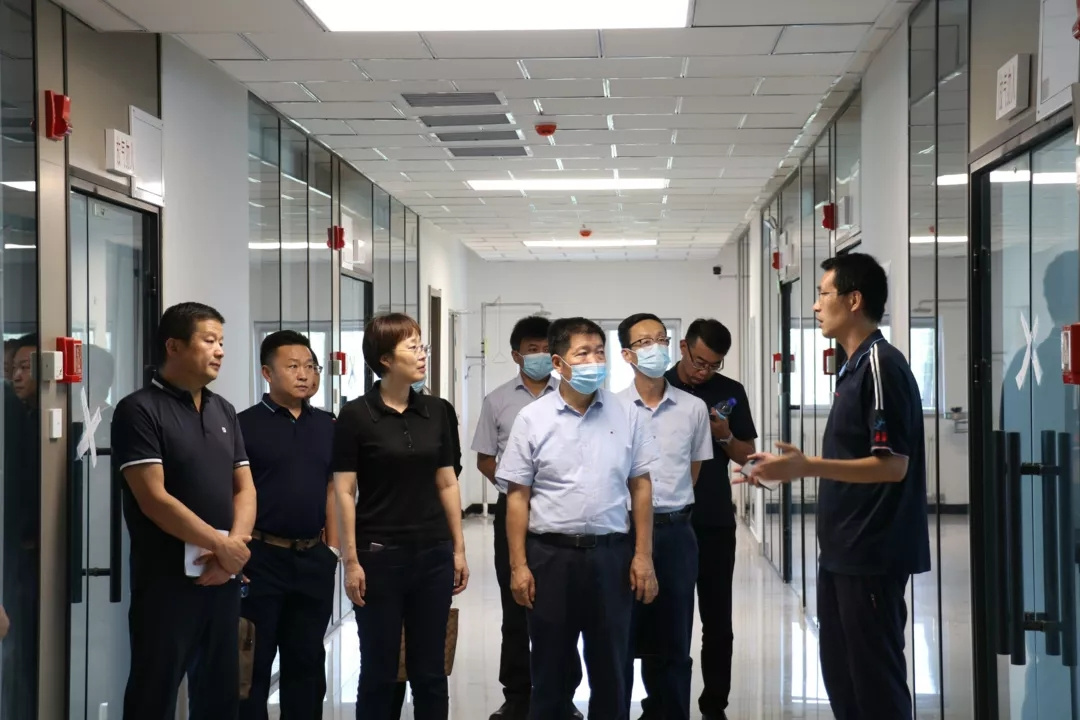 自治區(qū)發(fā)改委副主任郝留虎一行到銀川中鐵水務(wù)銀川水廠調(diào)研指導(dǎo)工作